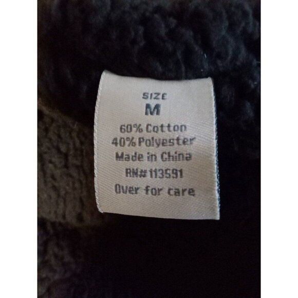 Rustic Ridge Hooded Jacket Super Thick & Warm Winter Black Men's Medium - Picture 7 of 7